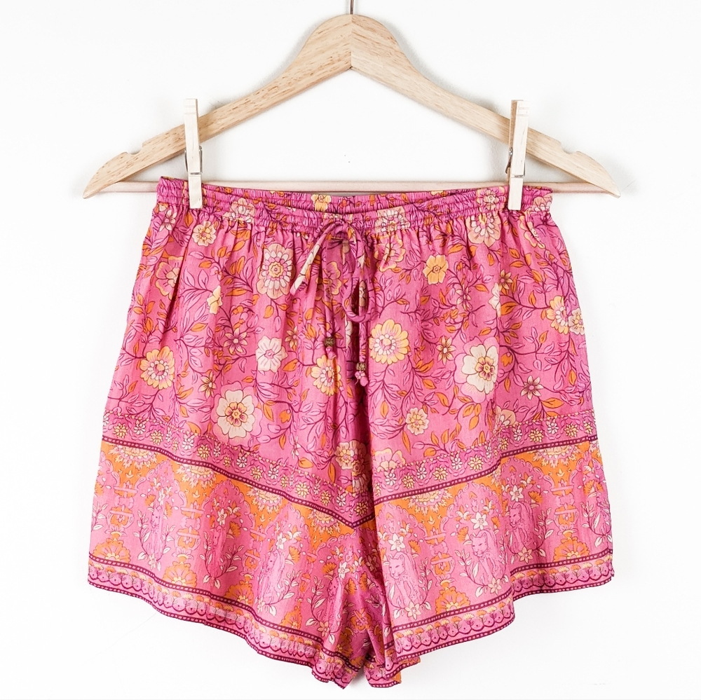 NWOT Spell Utopia Shorts, Flamingo